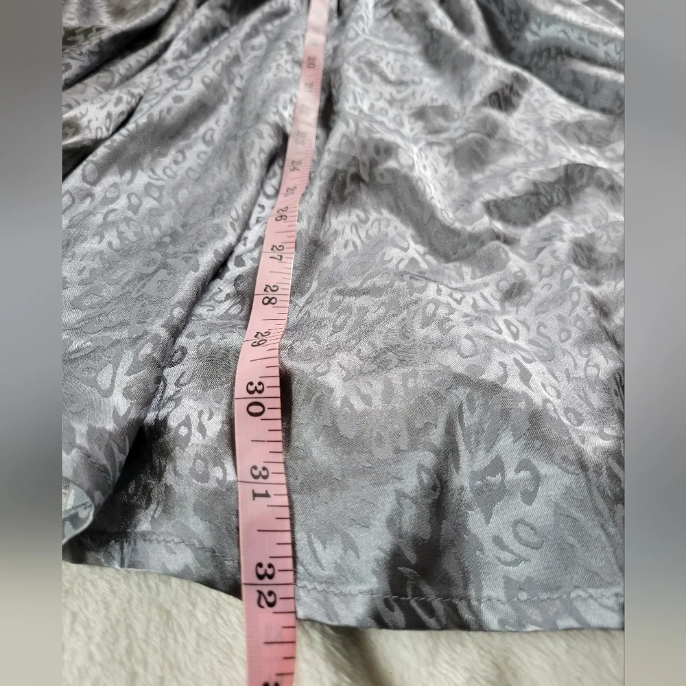 ✨️HP✨️Sage The Label | Anthro | NWT Wild Thoughts Silver Jacquard Leopard Dress - Picture 11 of 16